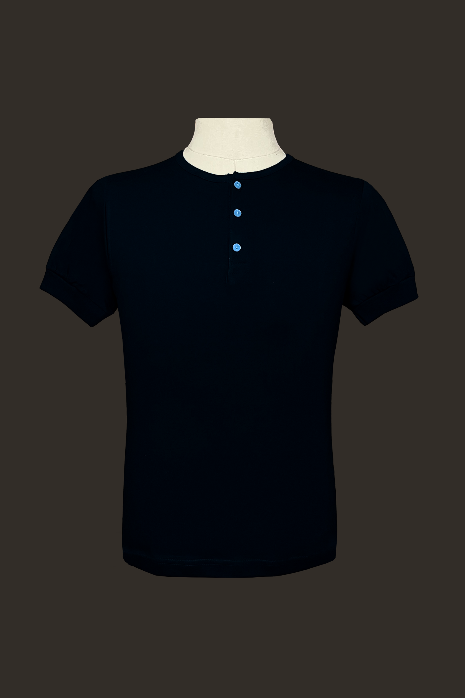 Camisa de Chino Black Short Sleeved