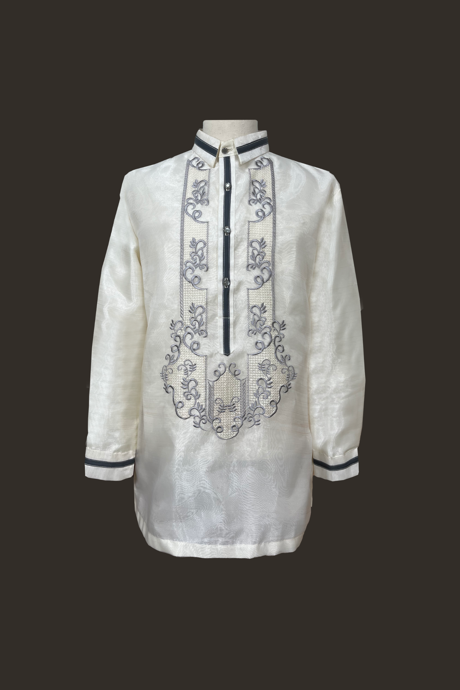 White Premium Barong Tagalog