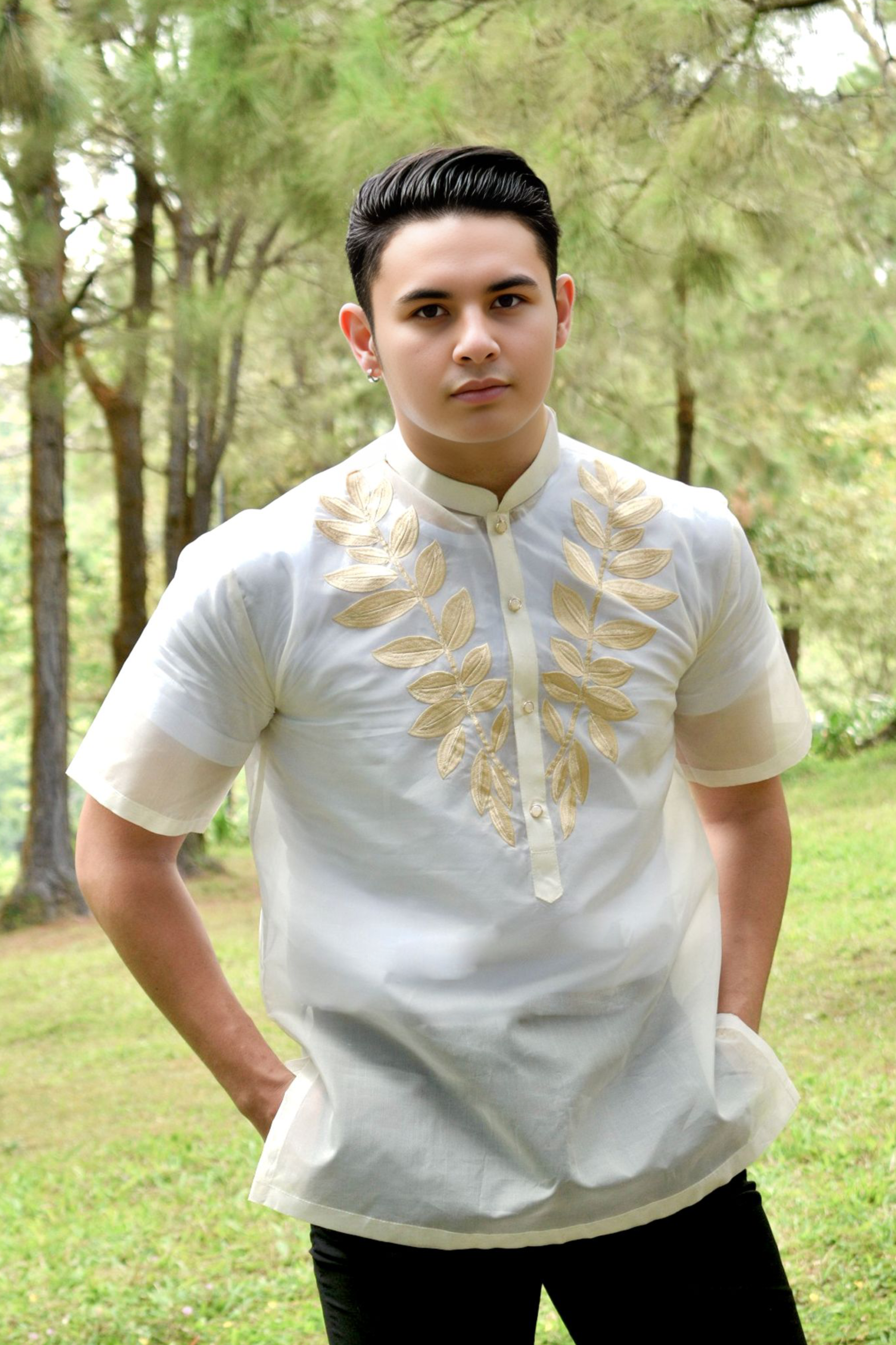 Premium Short Sleeved Barong Tagalog for Men
