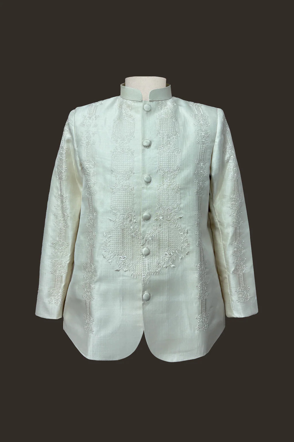 Premium Cocoon Silk Barong Coat & Premium Jusilyn Barong Tagalog Package
