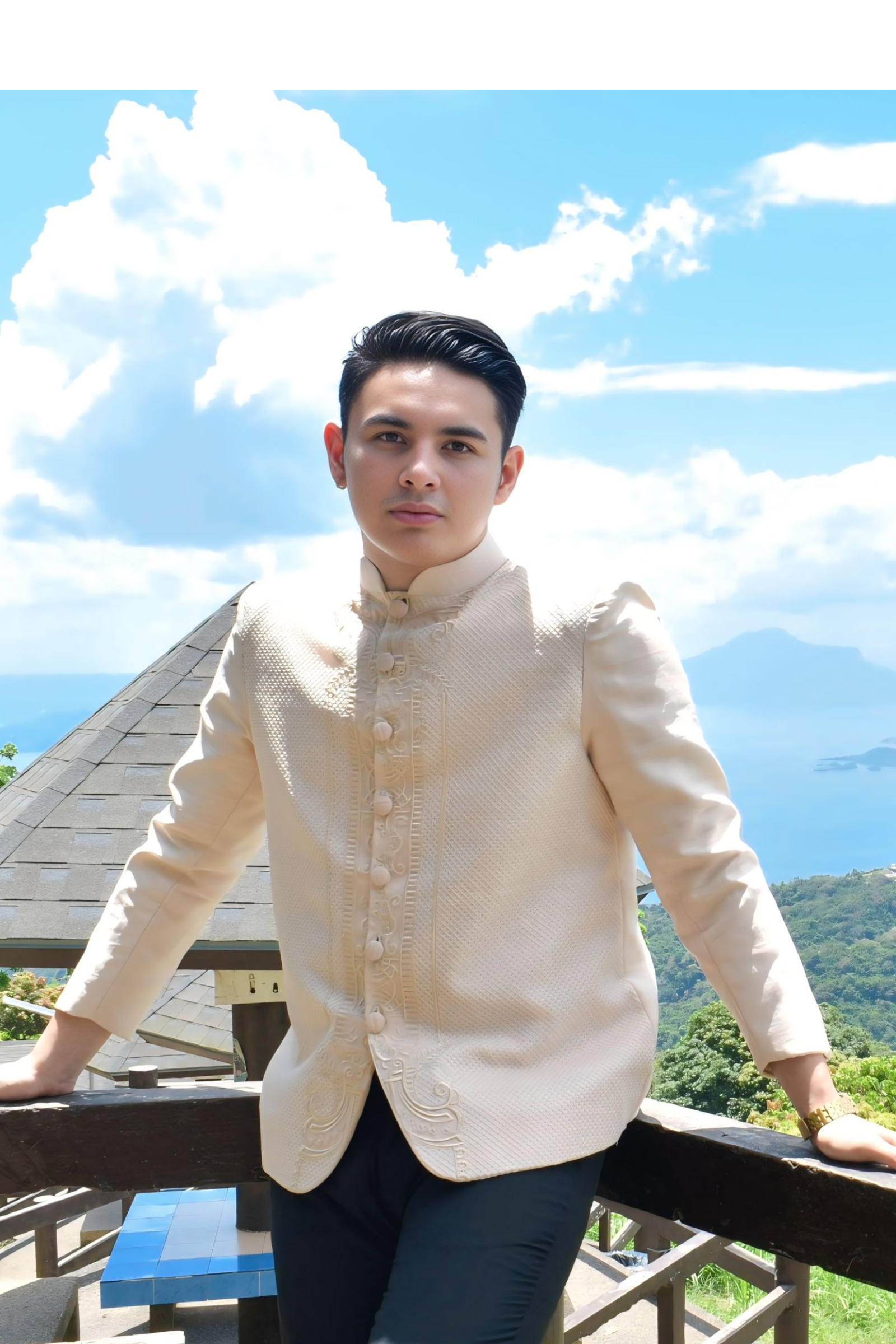 High Quality Barong Tagalog for Groom