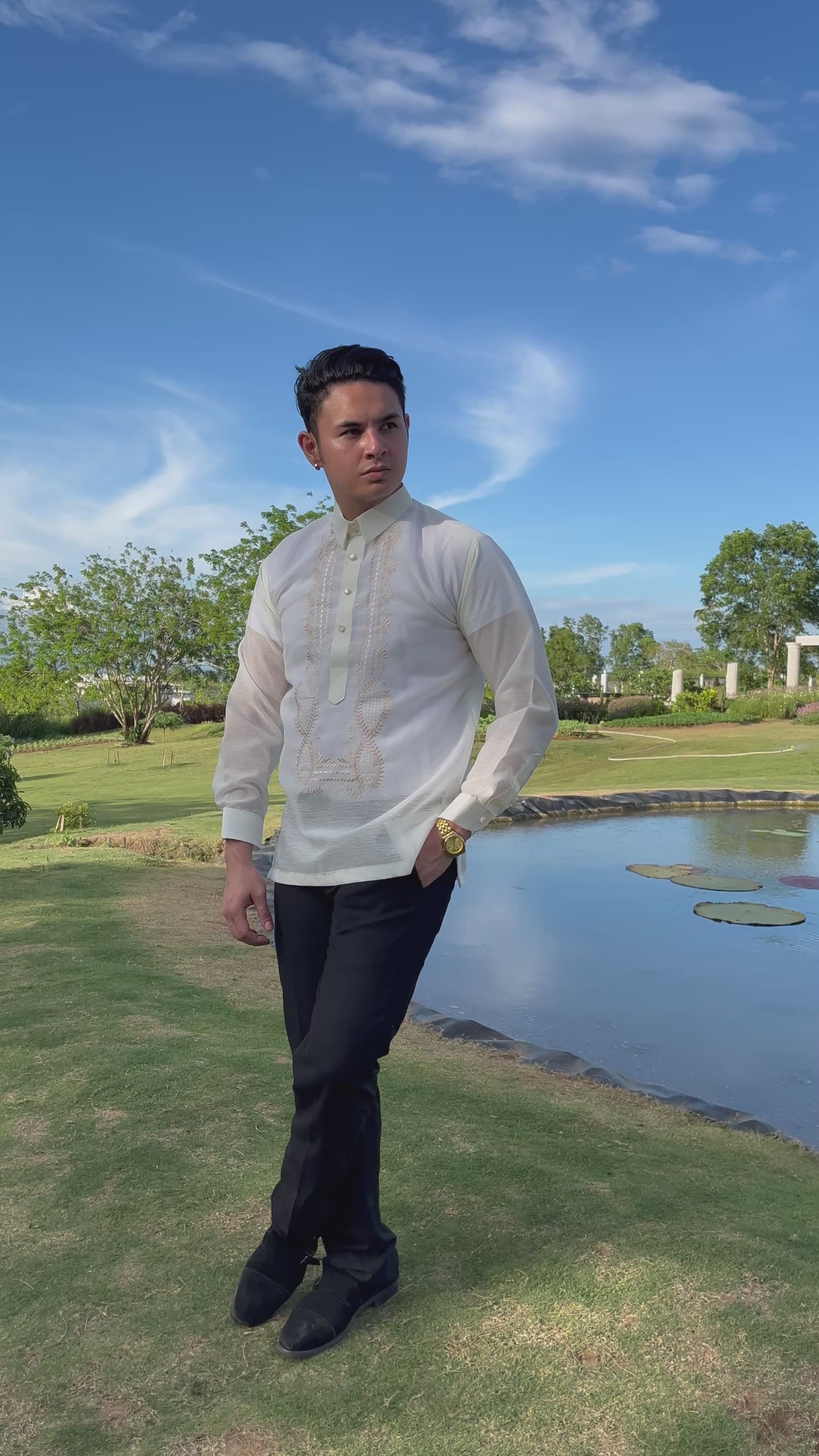 Elegant Barong Tagalog