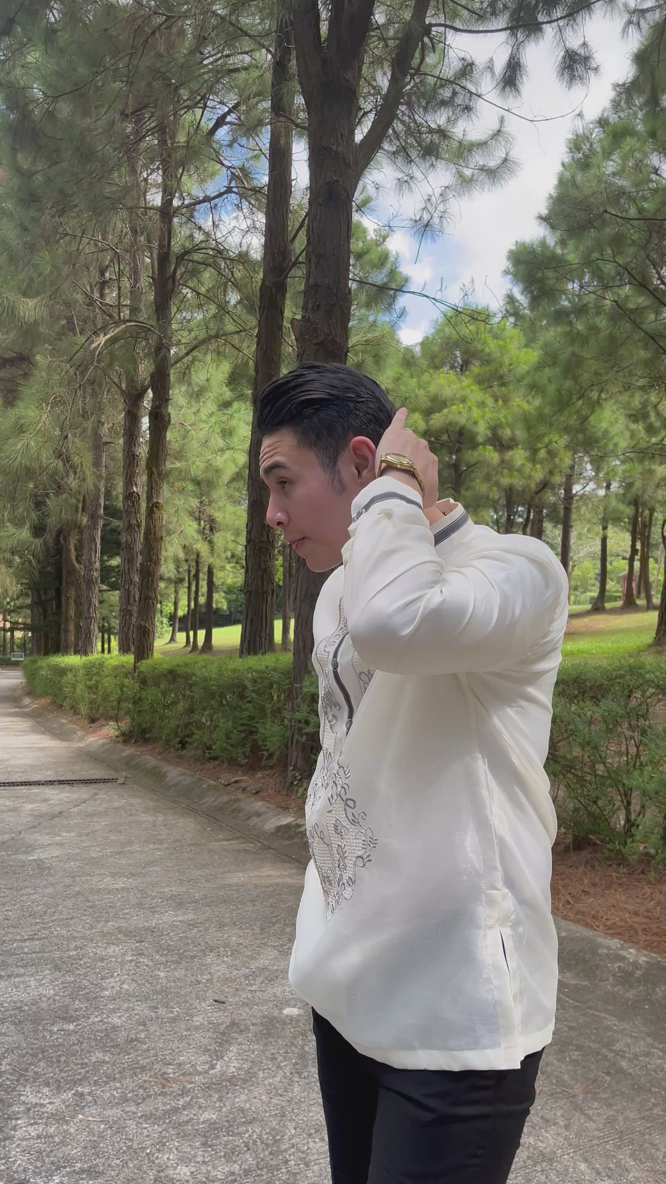 Premium Organza with lining Barong Tagalog Luis
