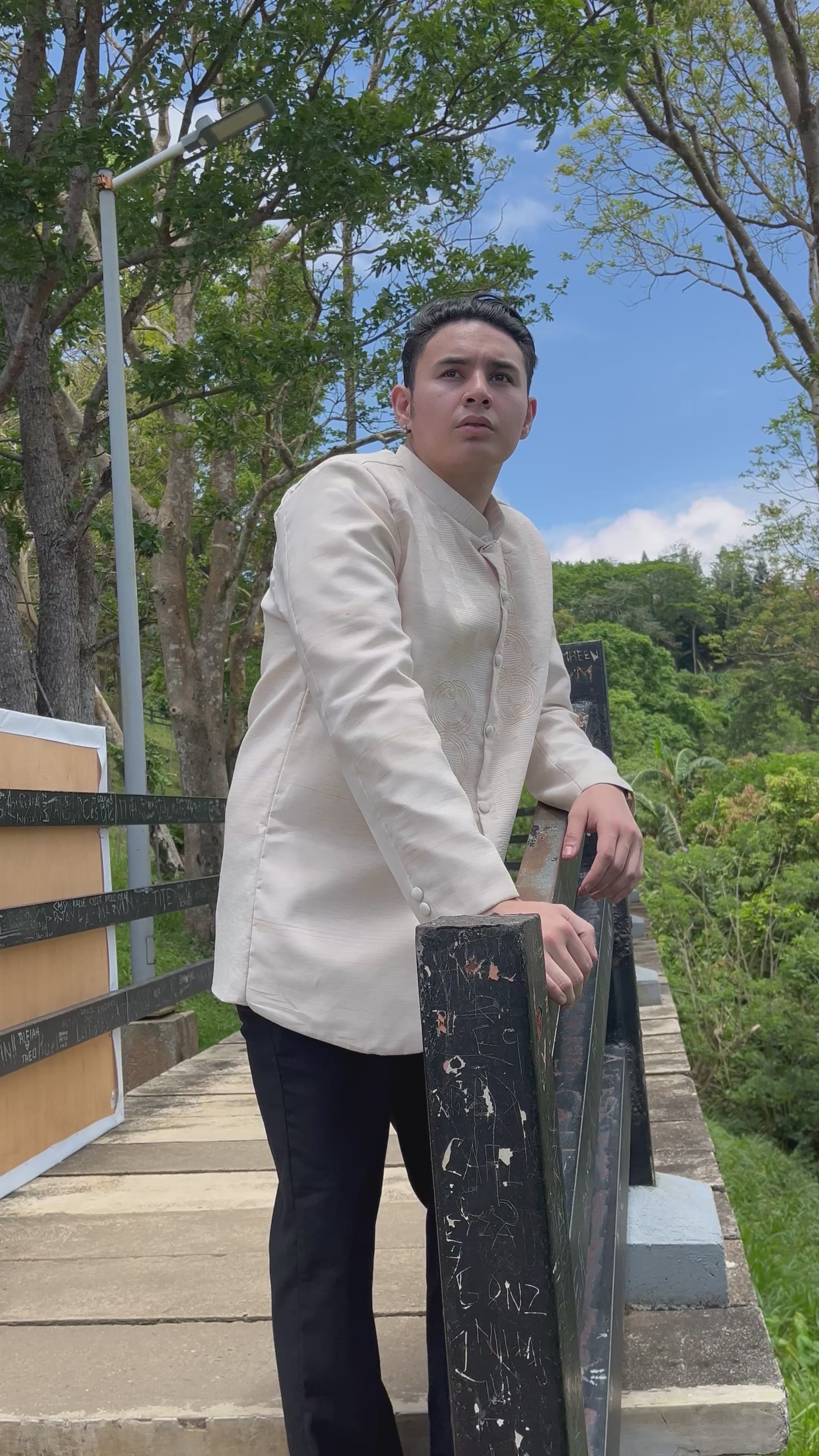 Jusilyn Beige Barong Coat