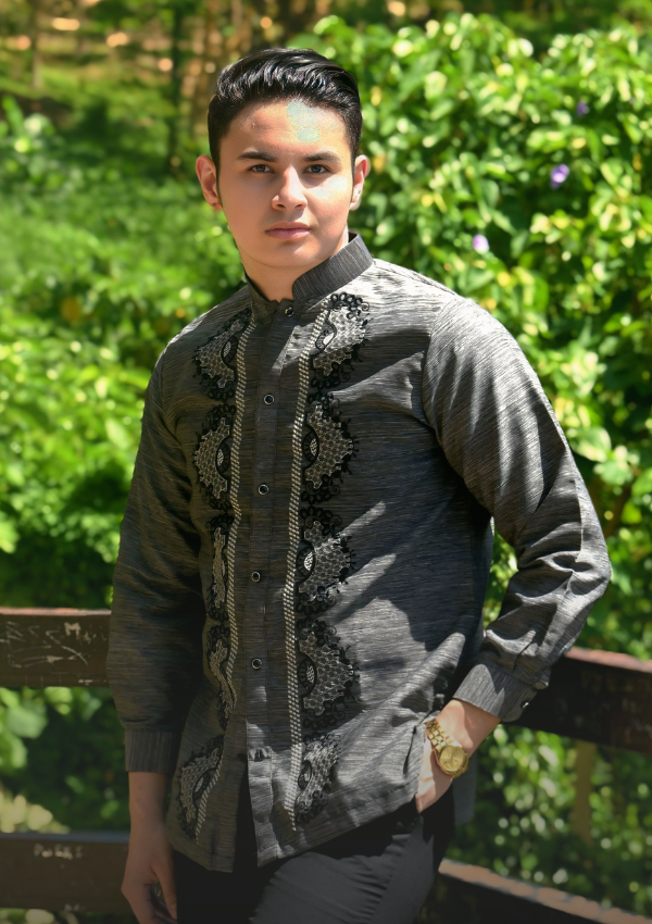 MEN'S BLACK BARONG