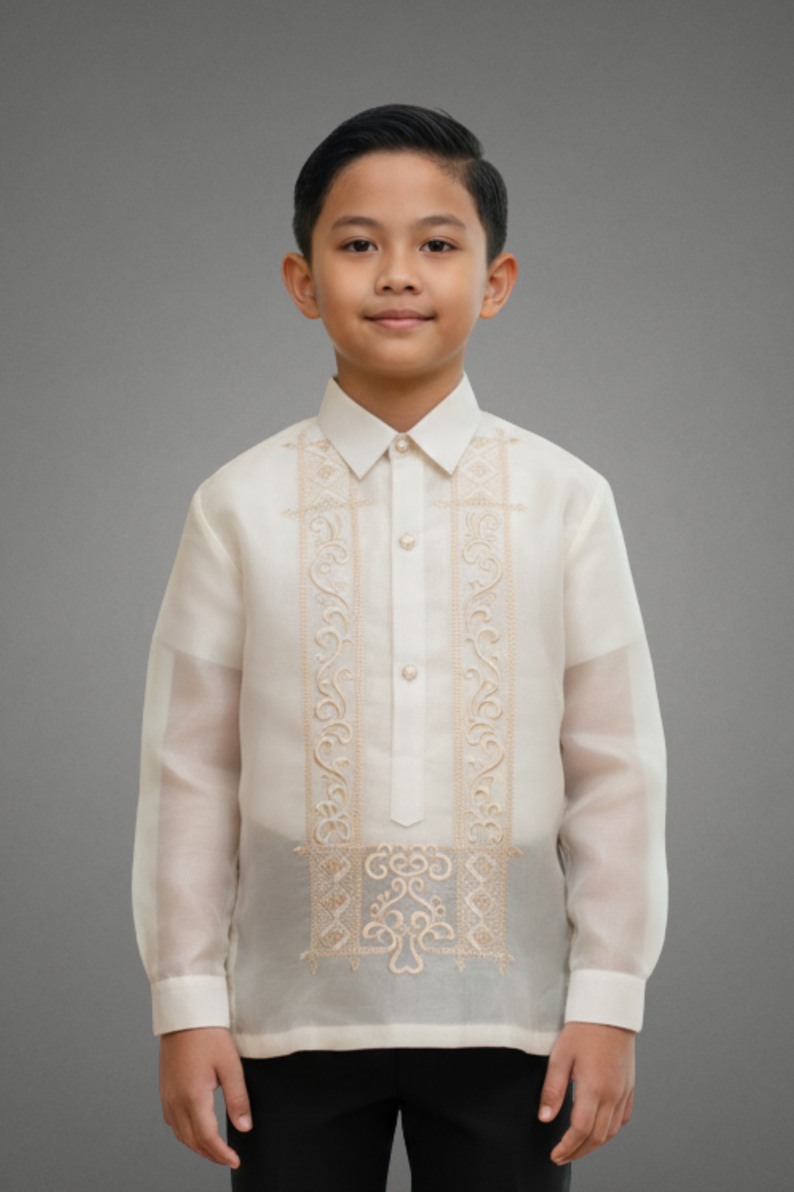 Boy's Organza Barong Tagalog - Jesse
