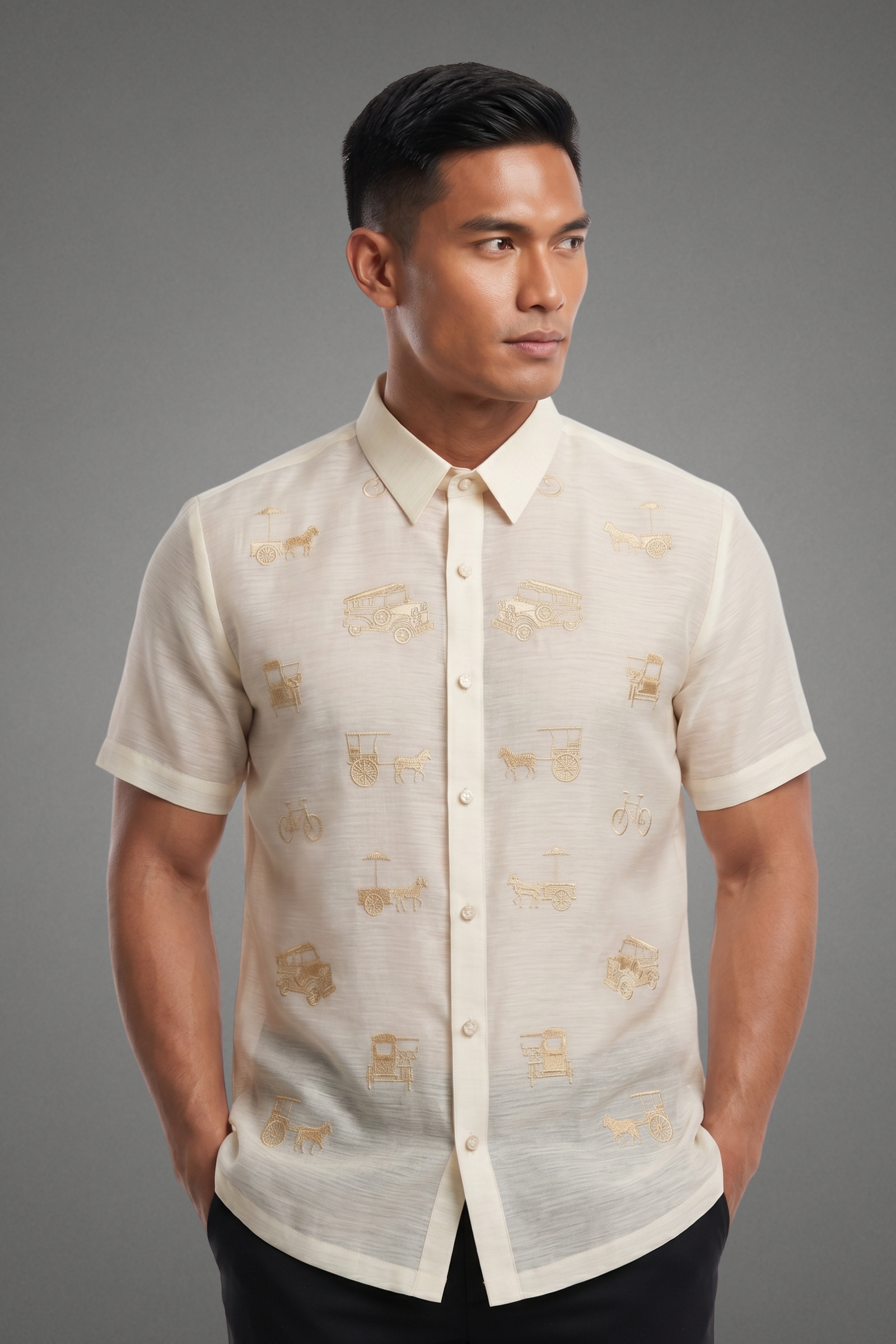 Modern Pina Jusilyn Calado Barong Tagalog Sonny  - SN011