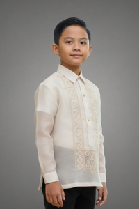 Boy's Organza Barong Tagalog Jesse - JV601
