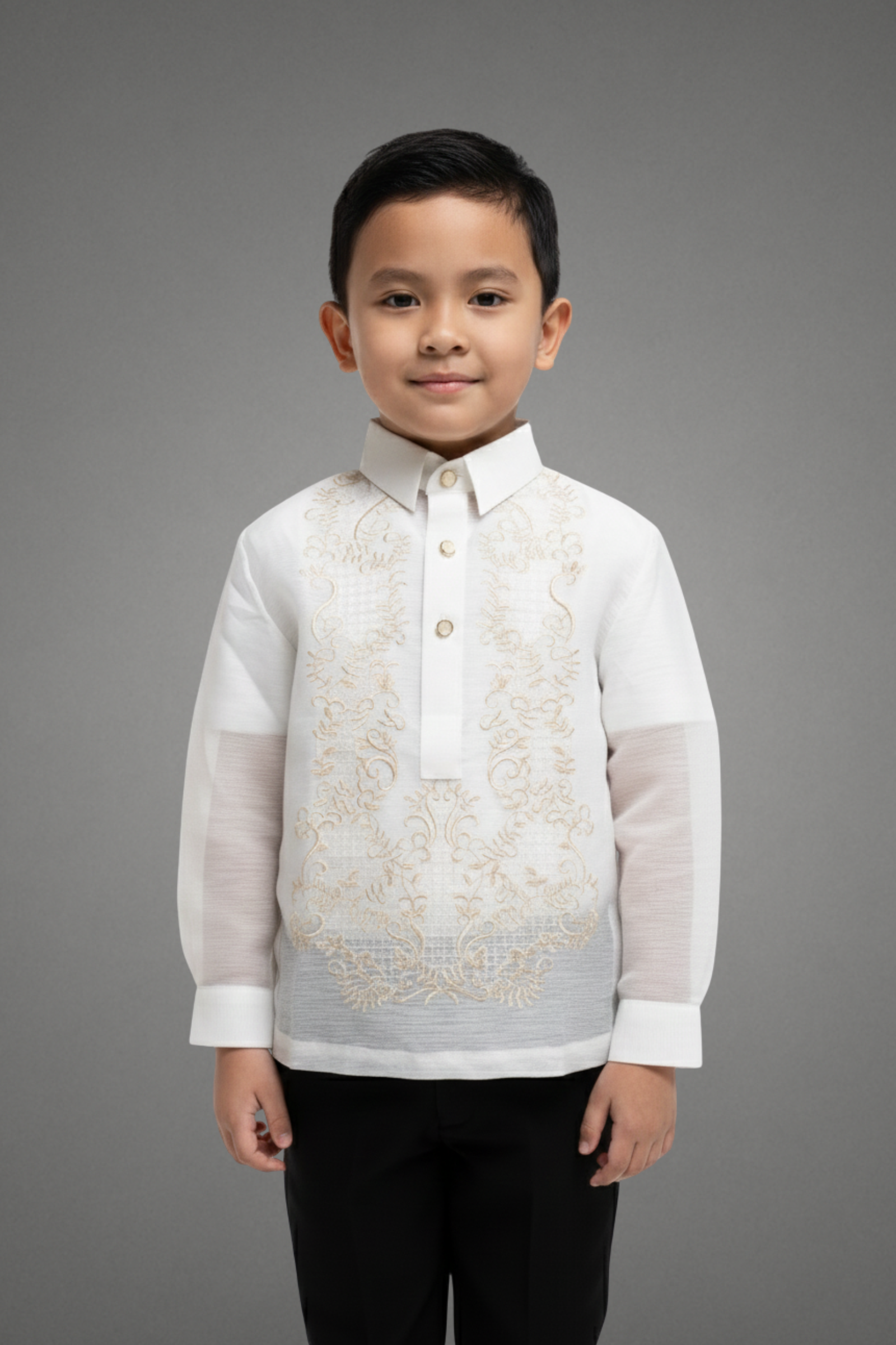 Boy's Jusi Barong Tagalog - Noah