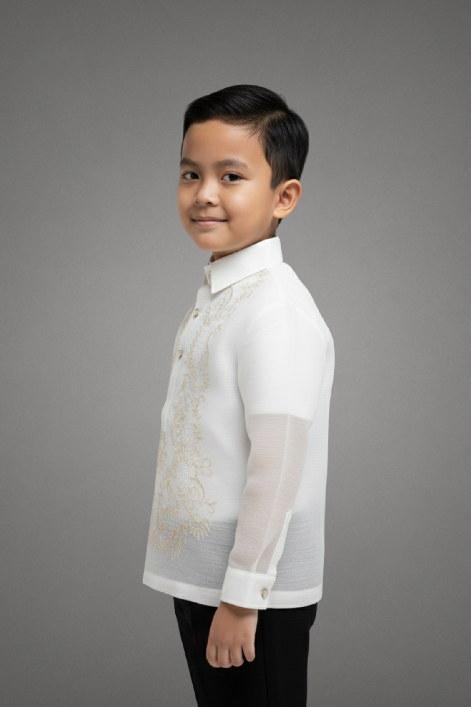 Boy's Jusi Barong Tagalog - Noah