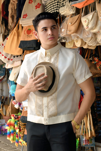 Short Sleeved Barong tagalog for men