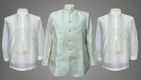 Premium Cocoon Silk Barong Coat & Premium Jusilyn Barong Tagalog