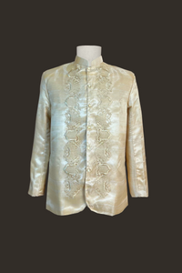 Elegant Golden Organza Barong Tagalog