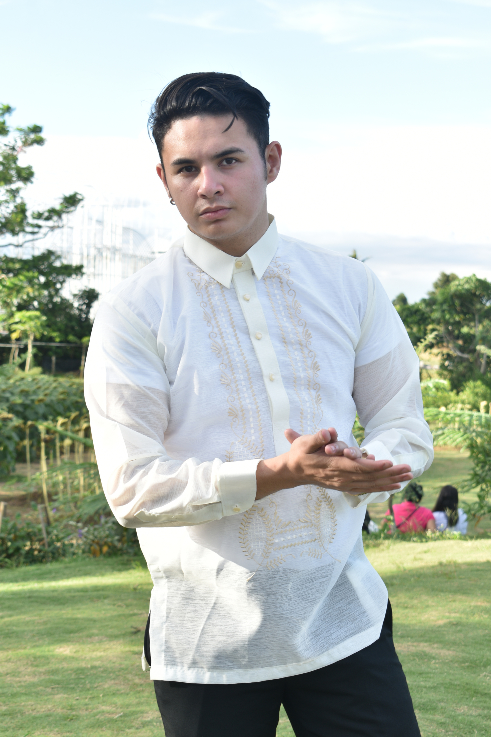 Men's Barong Tagalog for wedding
