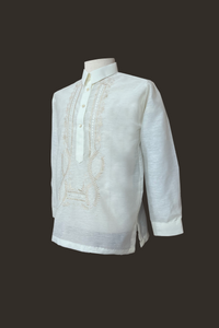 White Barong Tagalog for men