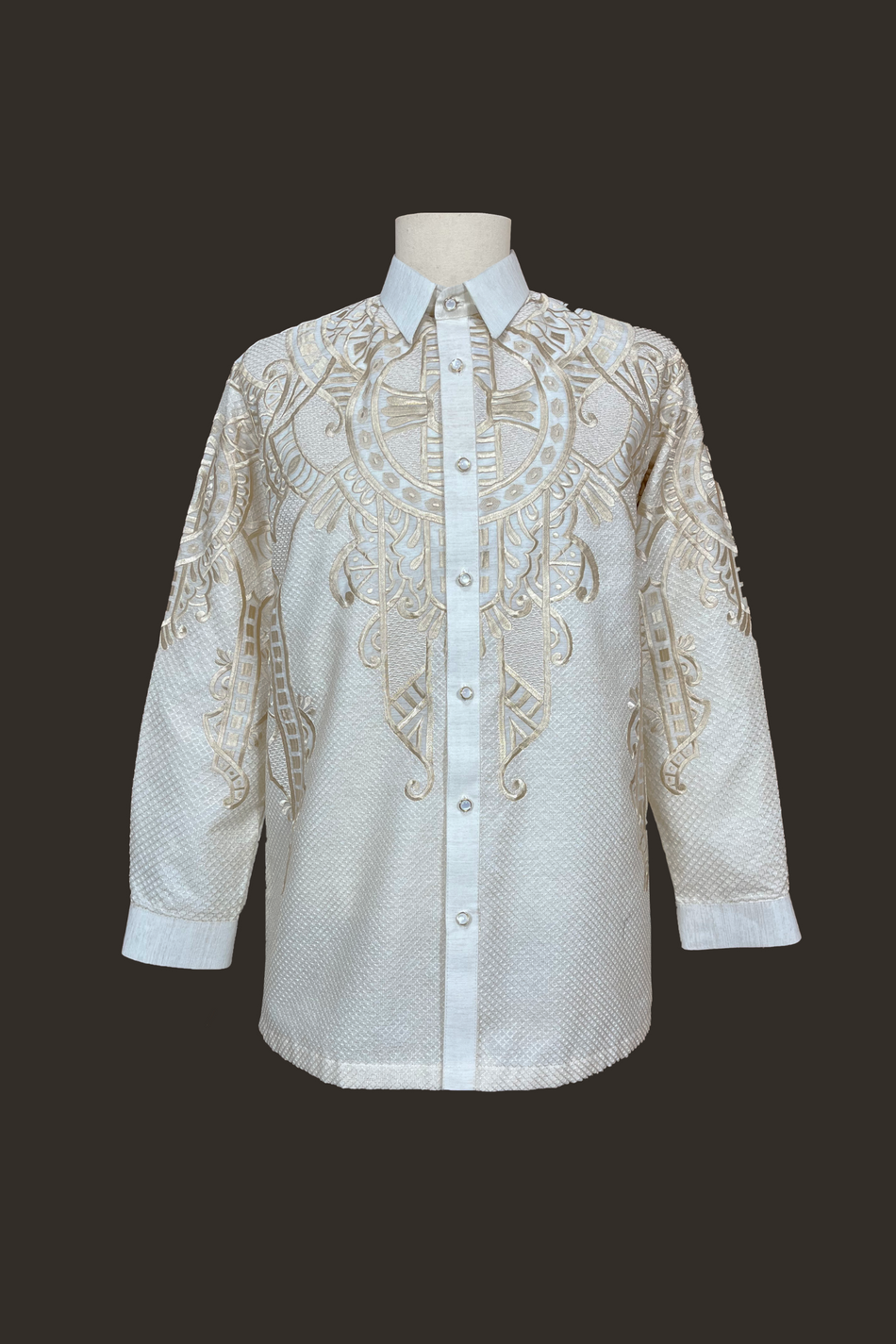 Classic Gold Embroidery Barong Tagalog - Leandro – Ibarra Filipino