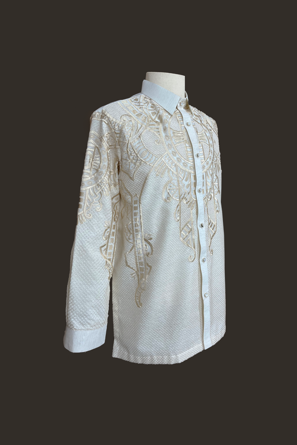 Classic Gold Embroidery Barong Tagalog - Leandro – Ibarra Filipino