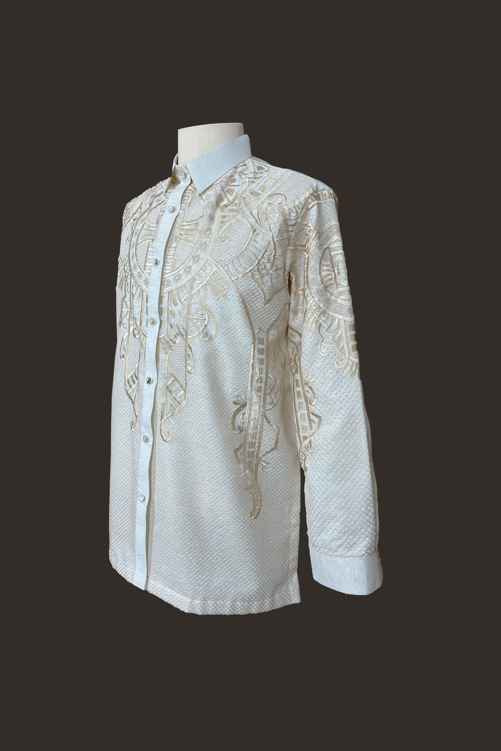 Classic Gold Embroidery Barong Tagalog - Leandro – Ibarra Filipino