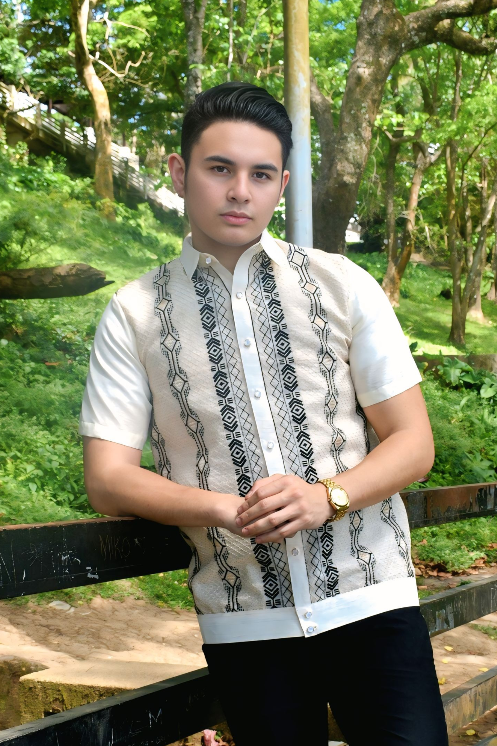 Piña Jusilyn with Calado Fabric for Men