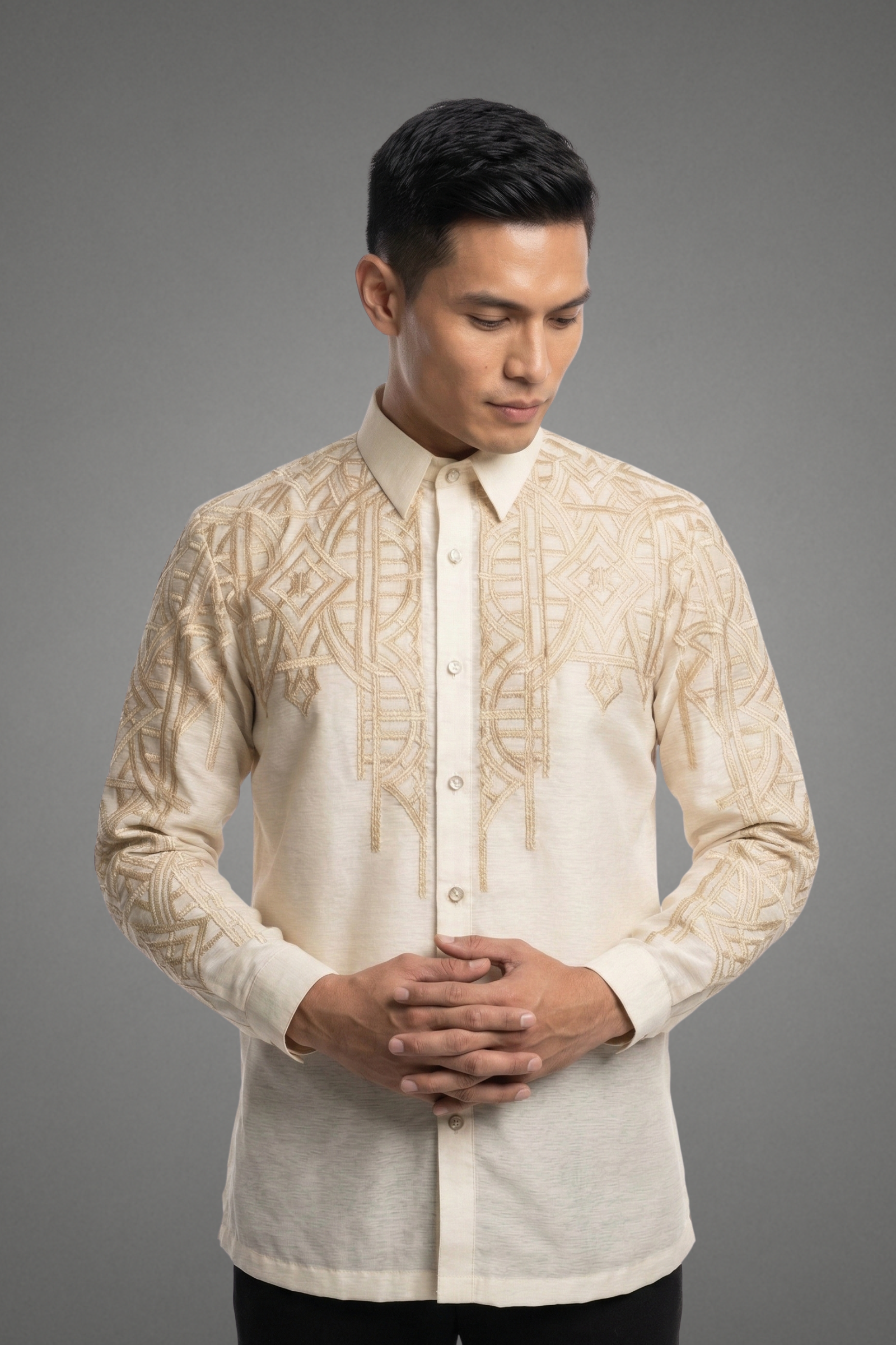 barong dress shirt Piña Jusilyn Barong Tagalog - Salvador