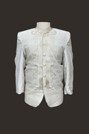 Elegant Cream Barong Tagalog Coat