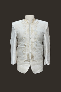 Elegant Cream Barong Tagalog Coat