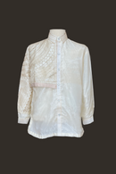Organza with Heavy Embroidery Barong Tagalog for Men