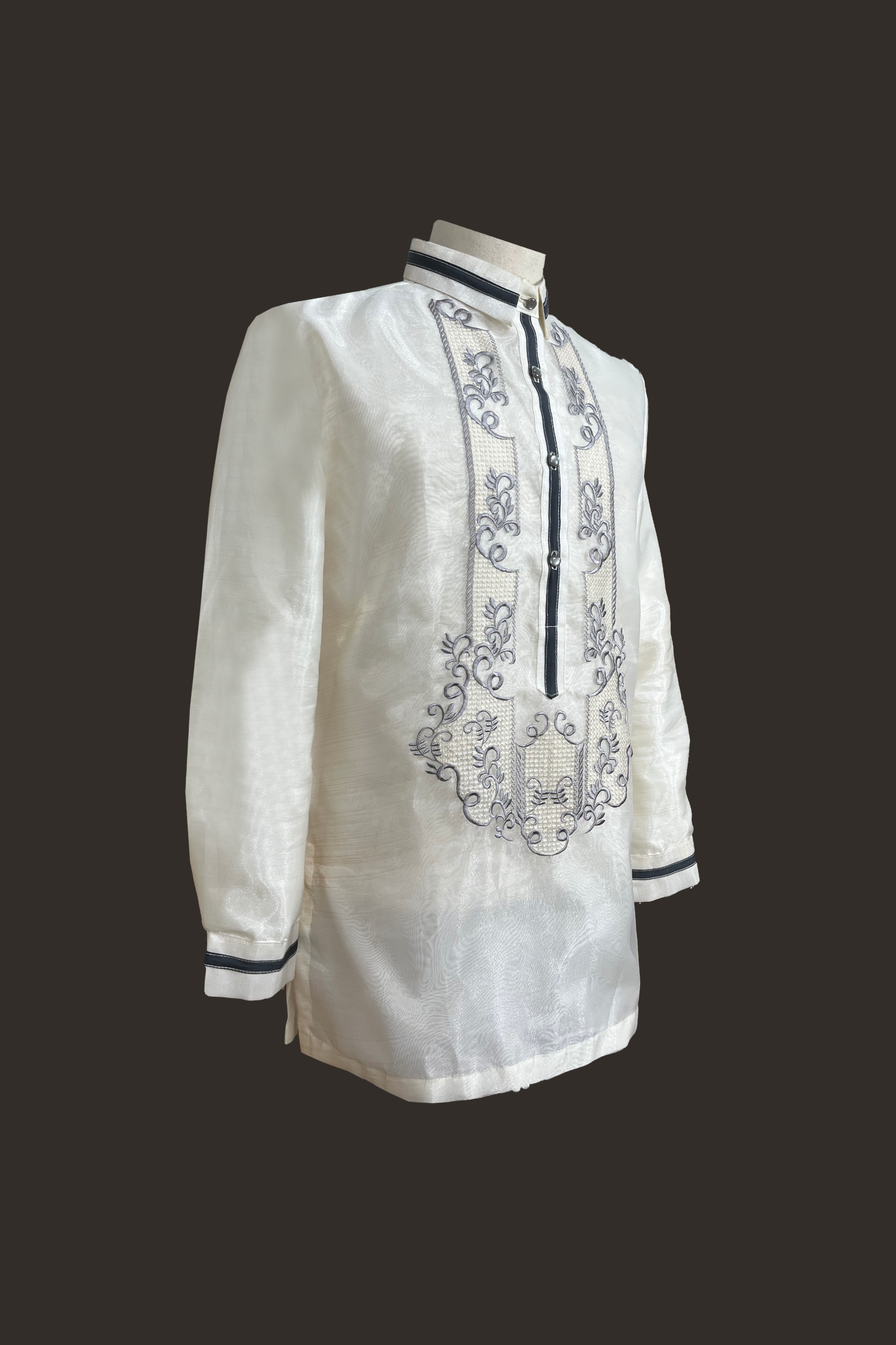 Premium Organza with lining Barong Tagalog - Luis – Ibarra Filipino