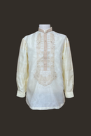 Beige Barong Tagalog for men 