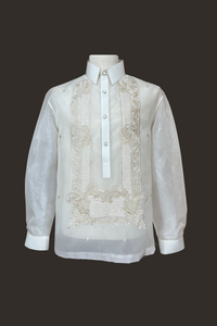 Cultural Beige Barong tagalog for Men