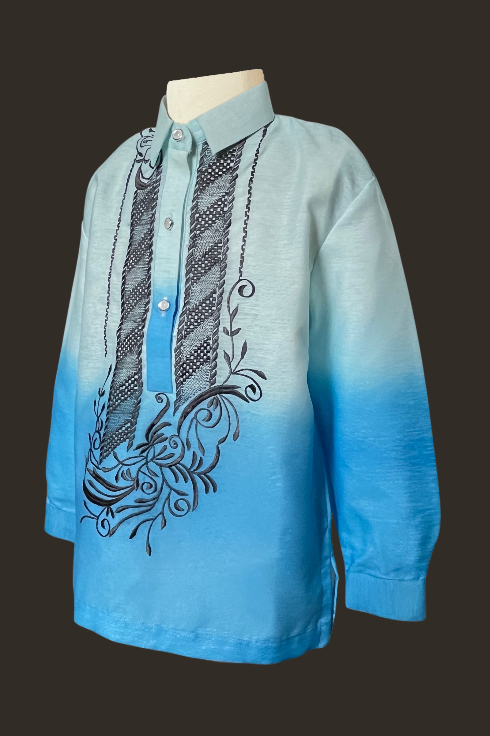 Ombre Jusilyn Barong Tagalog for Boys
