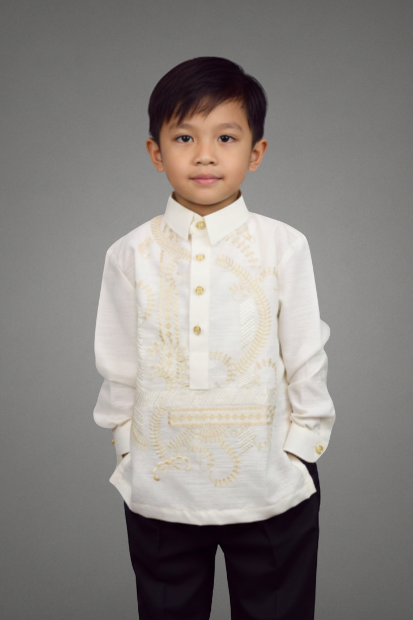 Boy's Jusilyn Barong Tagalog Kean - JS19