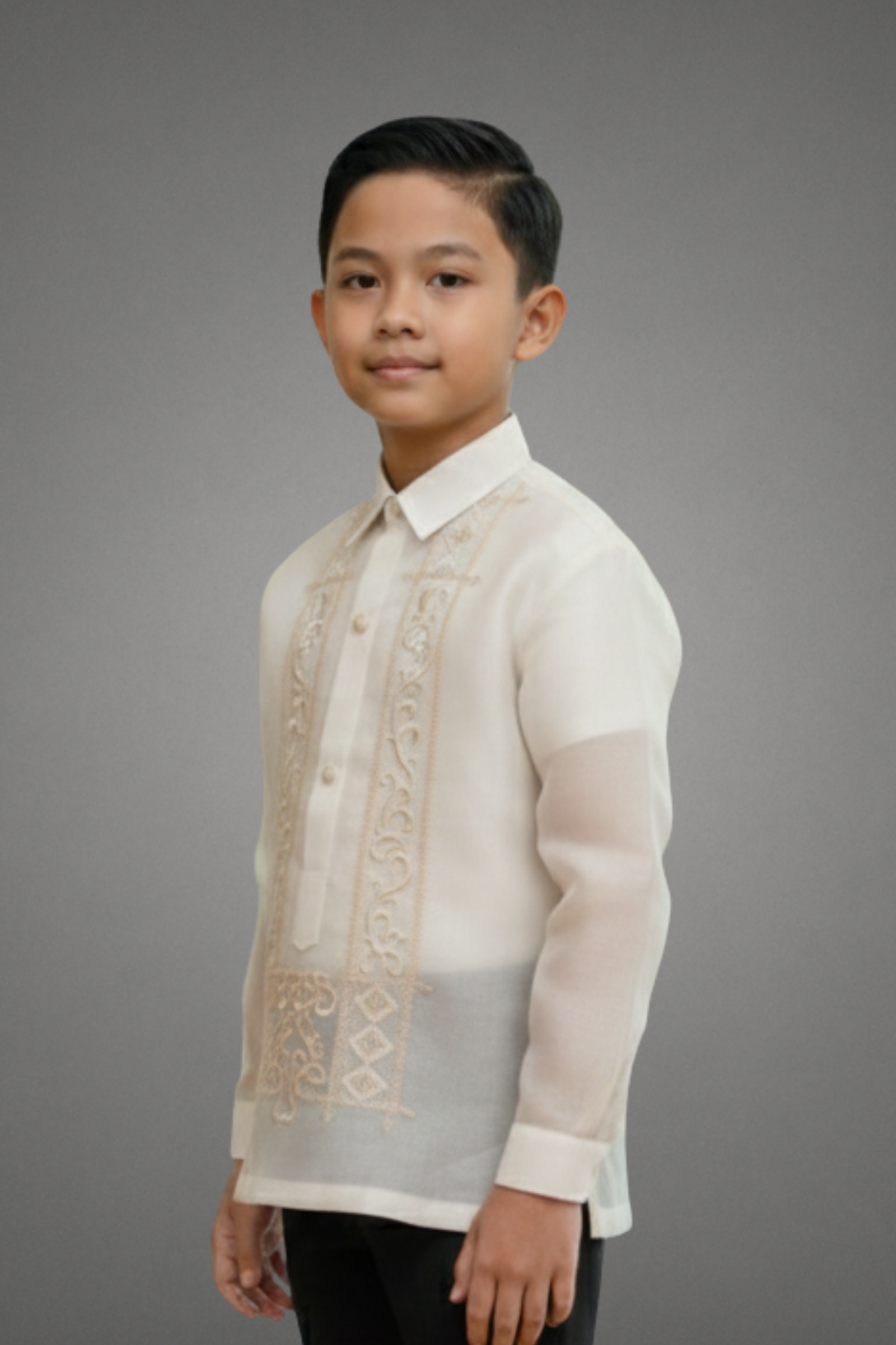 Boy's Organza Barong Tagalog