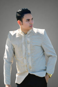 Premium Jusilyn Cream Tone Barong Tagalog Coat 