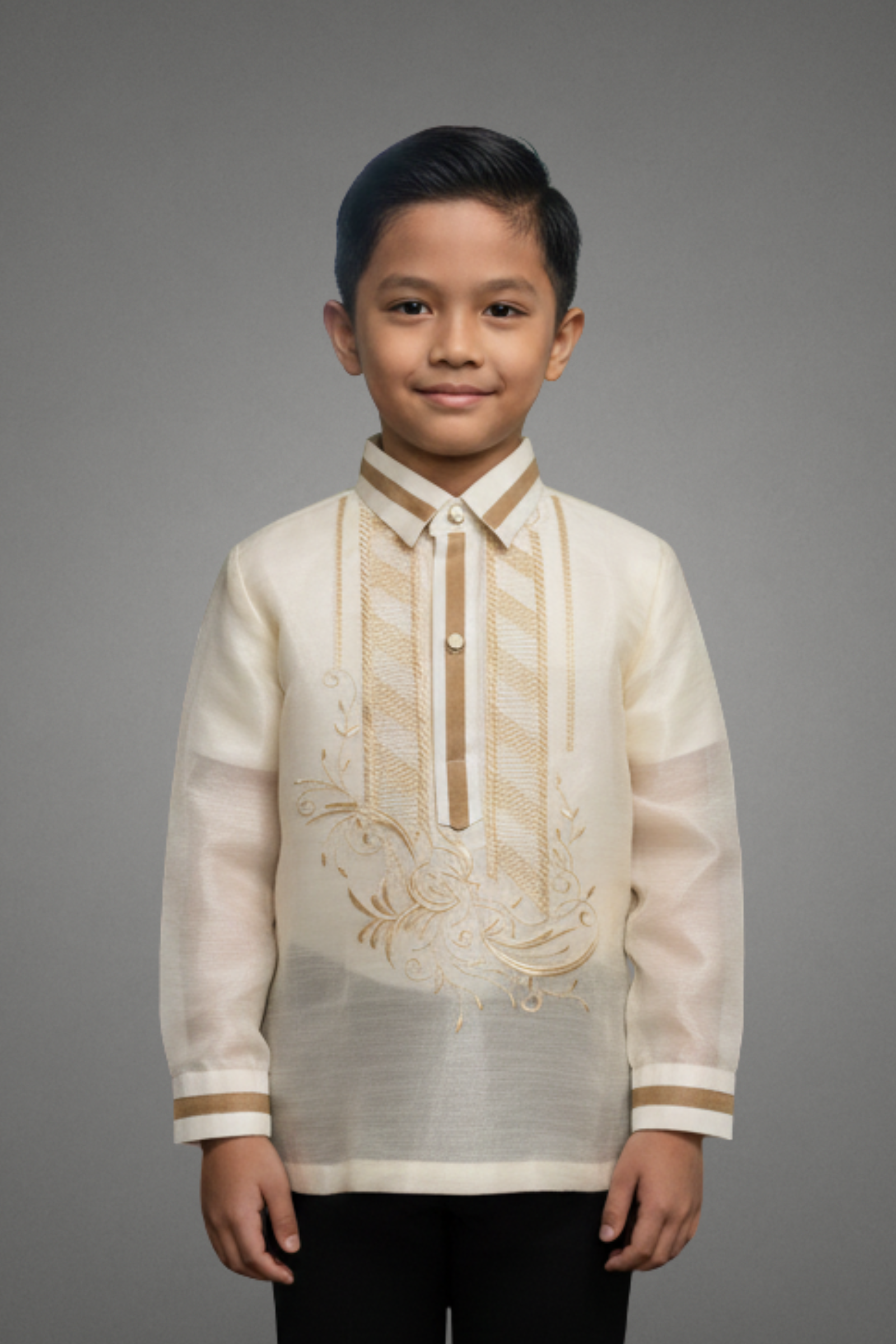 Premium Organza Boy's Barong Tagalog Jay