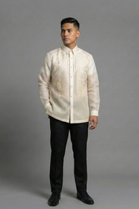 Premium Cocoon Barong Tagalog with Calado Embroidery Ethan