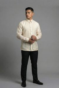 Premium Piña Handmade Suksuk Barong Tagalog Aiden