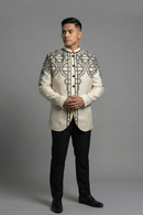 Premium Cocoon Barong Coat with Calado Embroidery Dylan