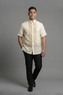 Premium Jusilyn Barong Tagalog with Geometric Pattern Paolo - JJ118