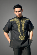 Black Barong Tagalog for Men