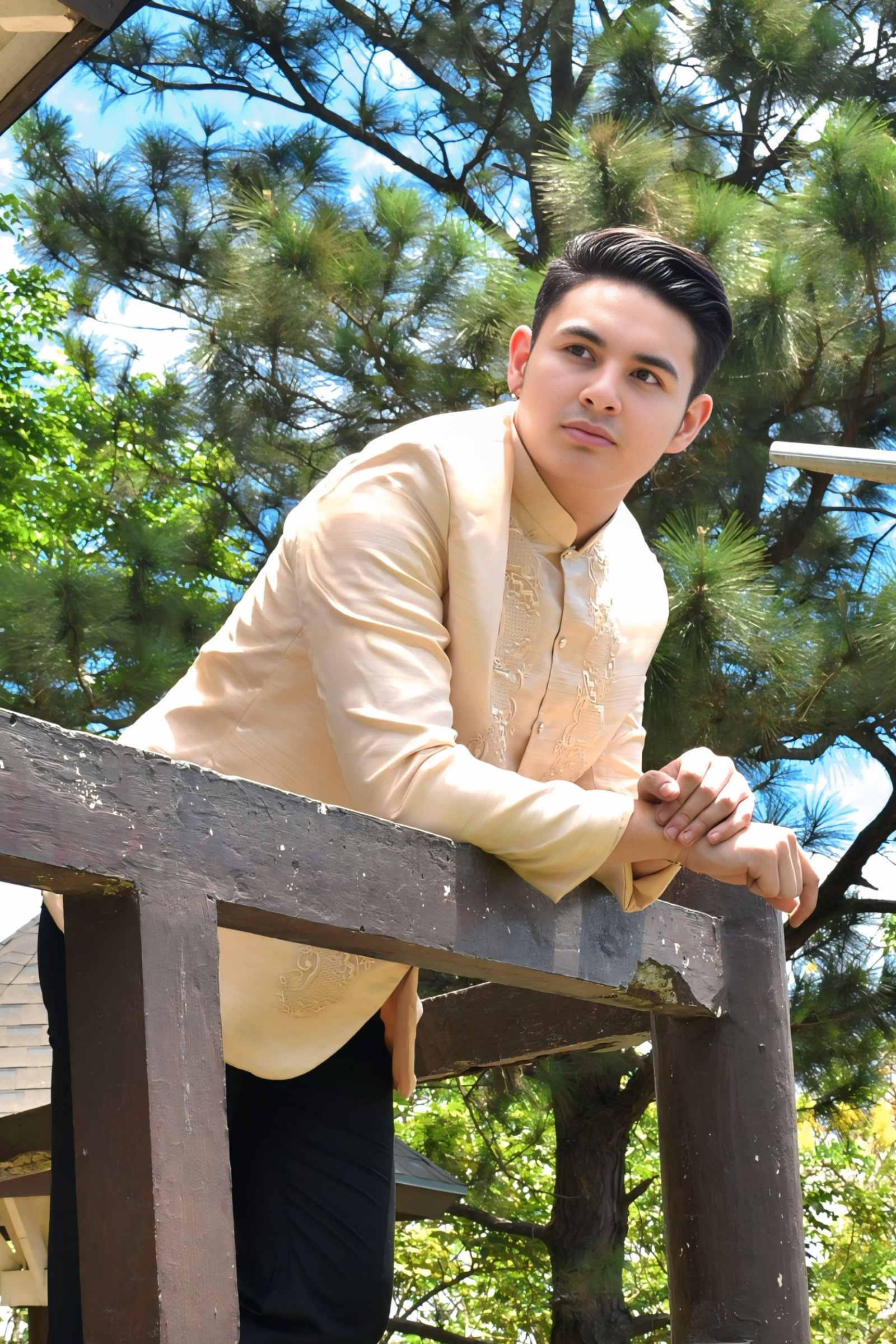 Elegant Premium Barong Coat for Wedding